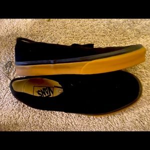 Size 9.0 women black vans
